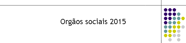 Org�os sociais 2015